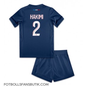 Paris Saint-Germain Achraf Hakimi #2 Replika Hemmatröja Barn 2024-25 Kortärmad (+ Korta byxor)